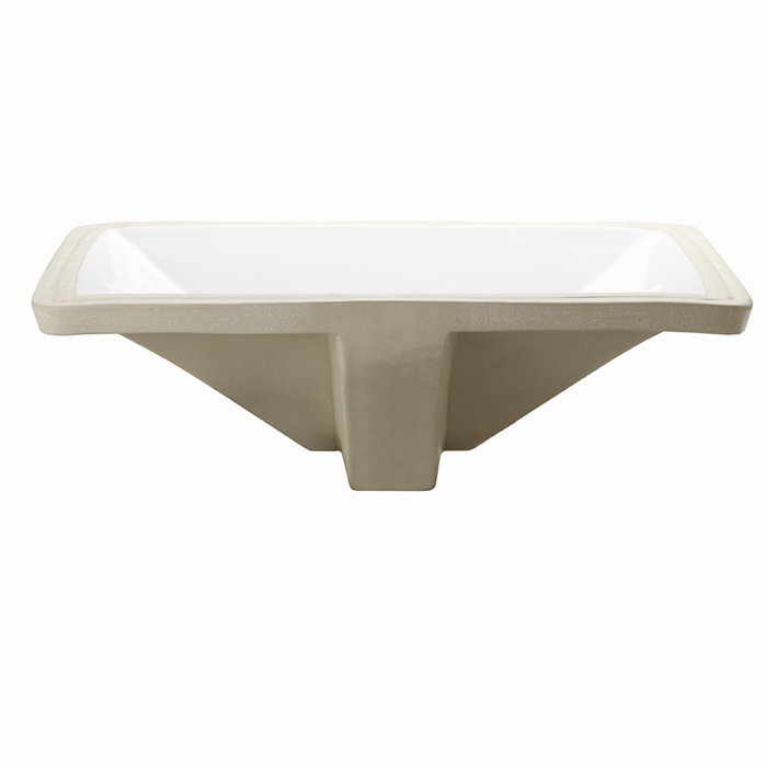 DECOLAV Classically Redefined 15'' Vitreous China Rectangular